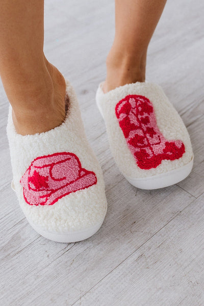 Cowboy Graphic Slippers