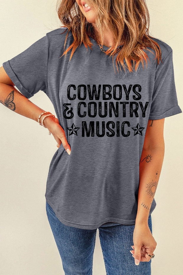 Cowboys Country Music Graphic Tee | S-2XL