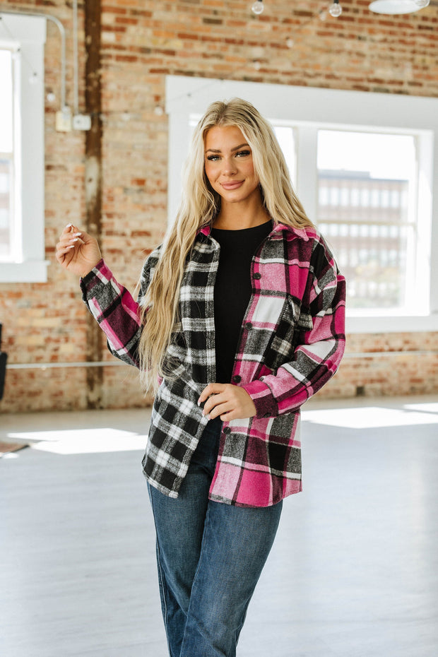 Cressida Plaid Shacket | S-XL