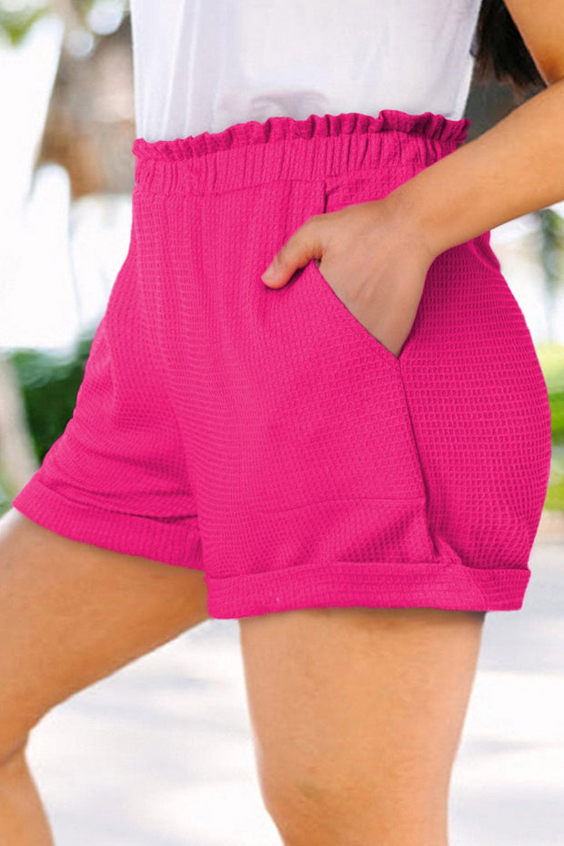 CURVY - Stacy Textured Shorts