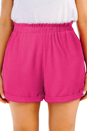 CURVY - Stacy Textured Shorts