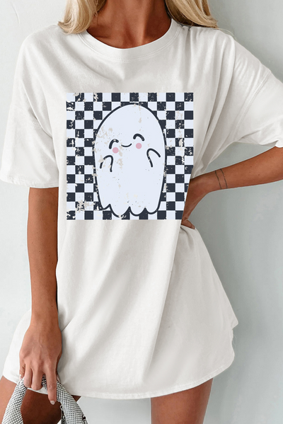 Cutest Ghoul Oversized Graphic Tee