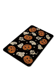 Pumpkin & Ghost Print Rug