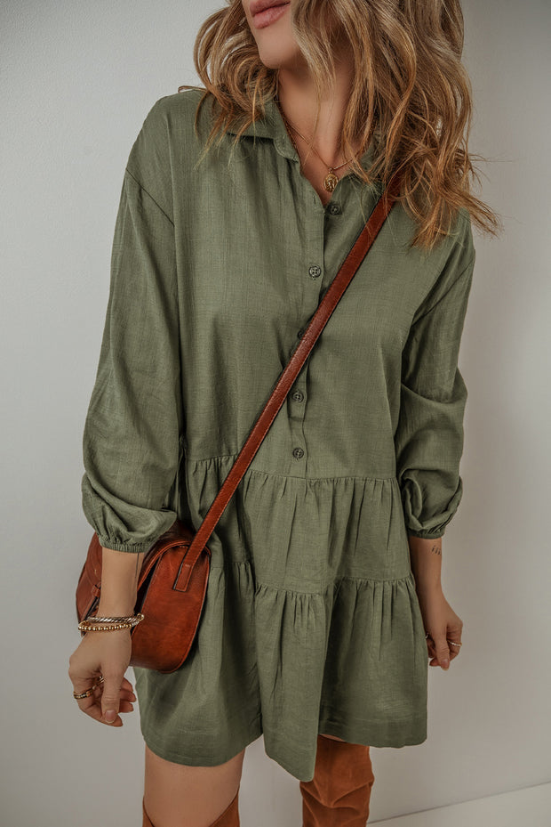 Thompson Pleated Shirt Dress | S-XL | PRE ORDER 9/11