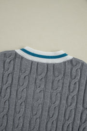 Joseph Contrast Rib Sweater | S-XL