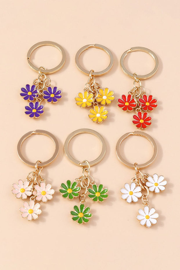 Daisy Ornament Key Ring