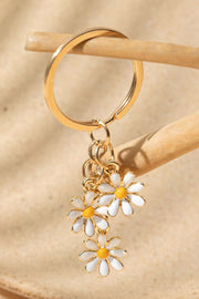 Daisy Ornament Key Ring