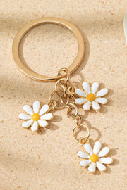 Daisy Ornament Key Ring