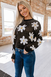 Daisy Round Neck Sweater