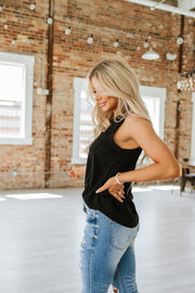 SALE - Damien Waffle Knit Tank Top