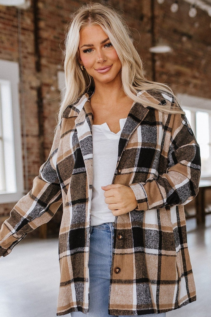 Danielle Plaid Flannel Jacket Flannel jackets Womens Jackets Liam Company