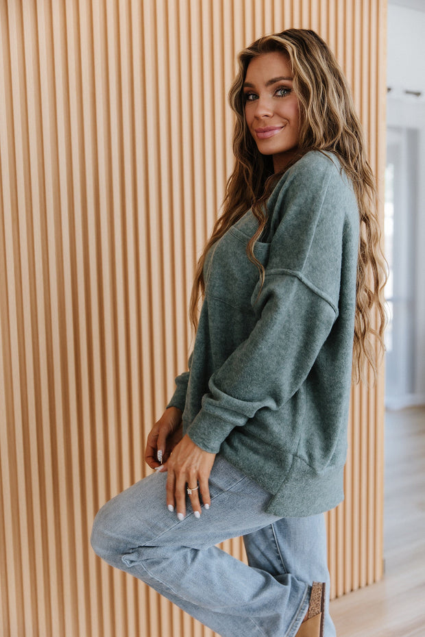 Danika Brushed Oversized Pullover
