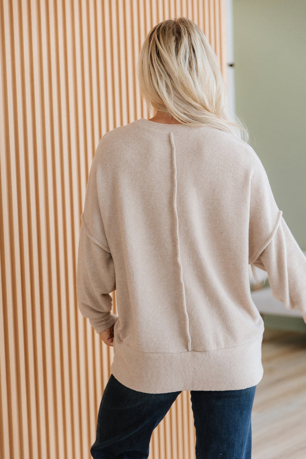 Danika Brushed Oversized Pullover