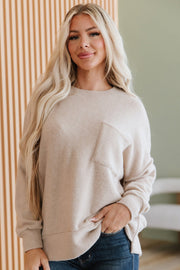 Danika Brushed Oversized Pullover