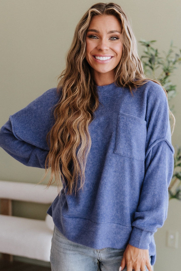 Danika Brushed Oversized Pullover