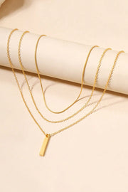 Daphne Gold Bar Layered Necklace