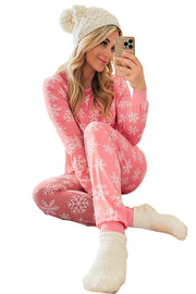 Snowflake Print Pajama Set | PRE ORDER