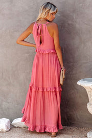 SALE - Devy Ruffle Hem Maxi Dress | Size Small