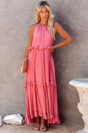 SALE - Devy Ruffle Hem Maxi Dress | Size Small