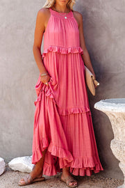 SALE - Devy Ruffle Hem Maxi Dress | Size Small