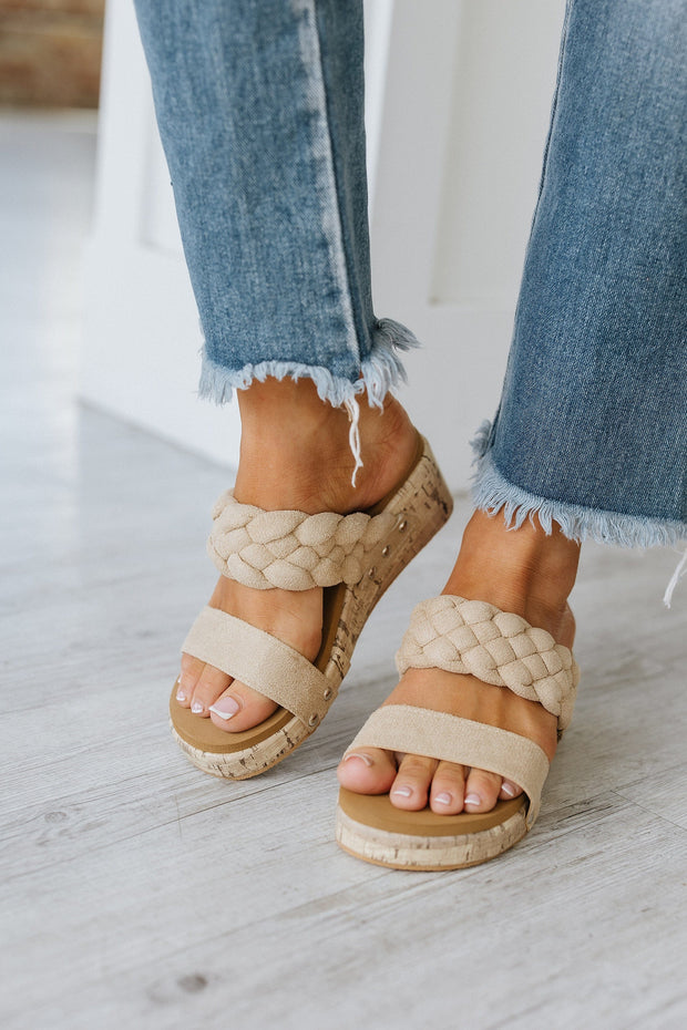 SALE - Dewi Braided Platform Sandals | Size 8