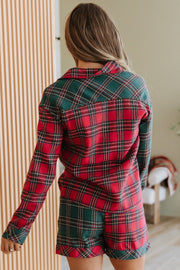 Diana Christmas Plaid Pajama Set | DROPSHIP