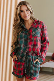 Diana Christmas Plaid Pajama Set | DROPSHIP