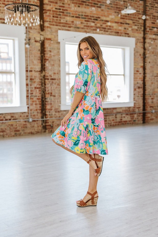 Doc Floral Babydoll Dress | S-XL