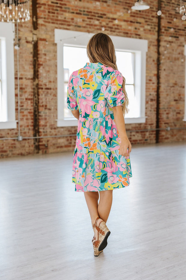 Doc Floral Babydoll Dress | S-XL