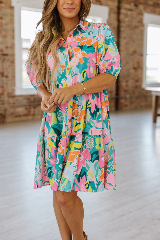 Doc Floral Babydoll Dress | S-XL