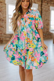 SALE - Doc Floral Babydoll Dress | S-XL