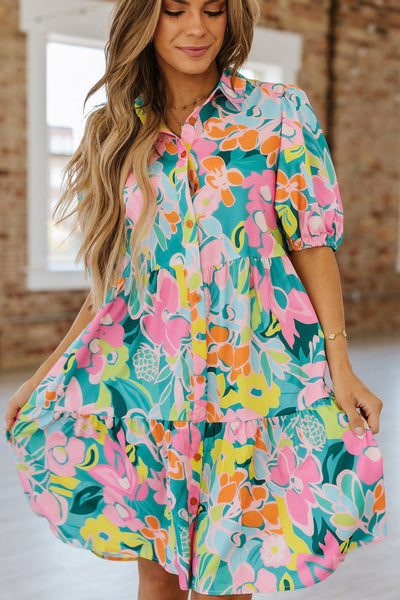 Doc Floral Babydoll Dress | S-XL