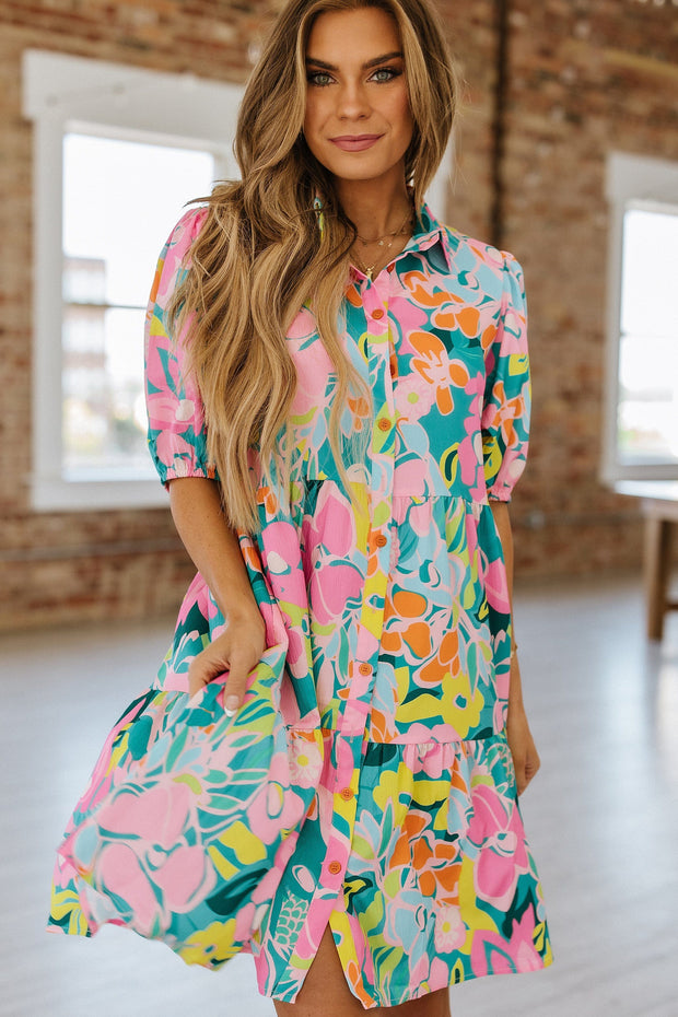 Women’s Floral Babydoll Dress
