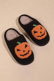 Pumpkin Plush Slippers