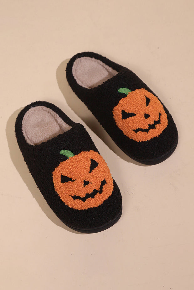 Pumpkin Plush Slippers