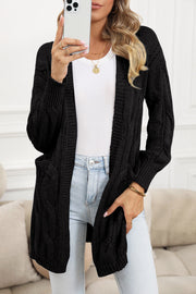 Esmeralda Knit Side Slit Cardigan | S-2XL