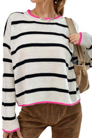 Clover Striped Sweater | S-XL