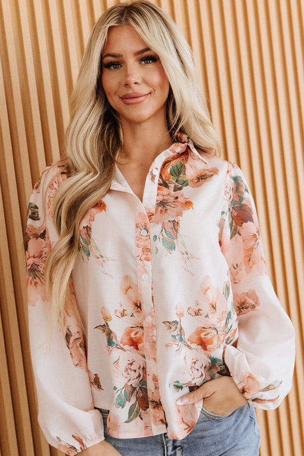 Elarae Floral Puff Sleeve Blouse | DROPSHIP
