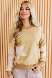 Elaris Star Patchwork Sweatshirt | DROPSHIP