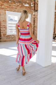 Eli Stripe Long Dress | S-XL | PRE ORDER