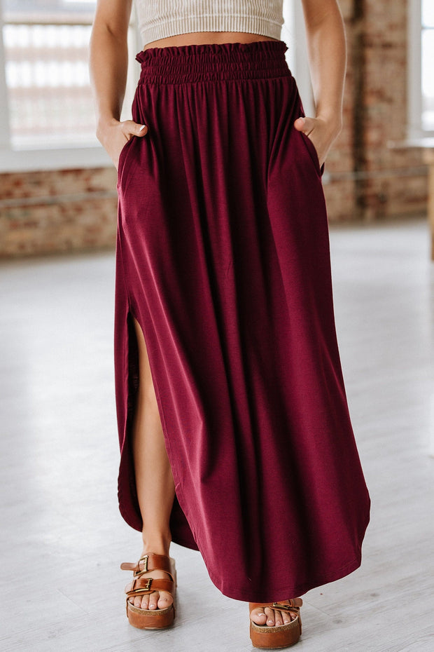 Eliza Maxi Skirt w/ Pockets