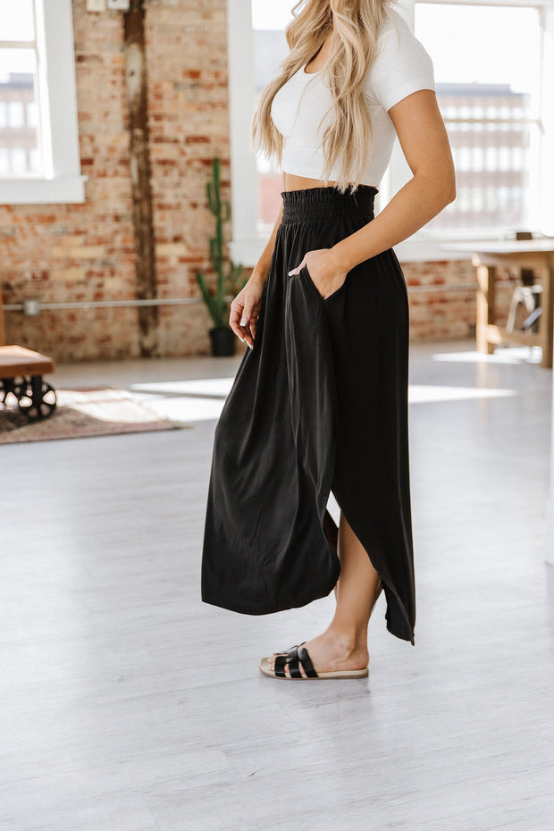 Eliza Maxi Skirt w/ Pockets
