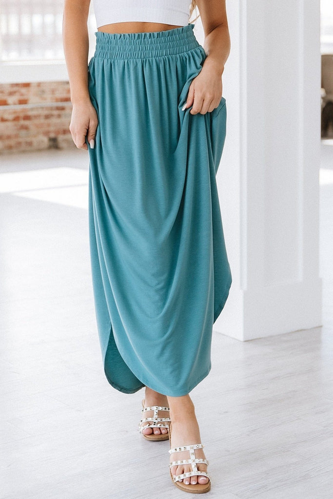 Women's Maxi Skirt with Pockets | Flowy Everyday Style – Liam