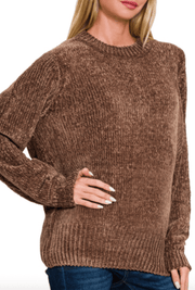 Elli Chenille Boyfriend Sweater