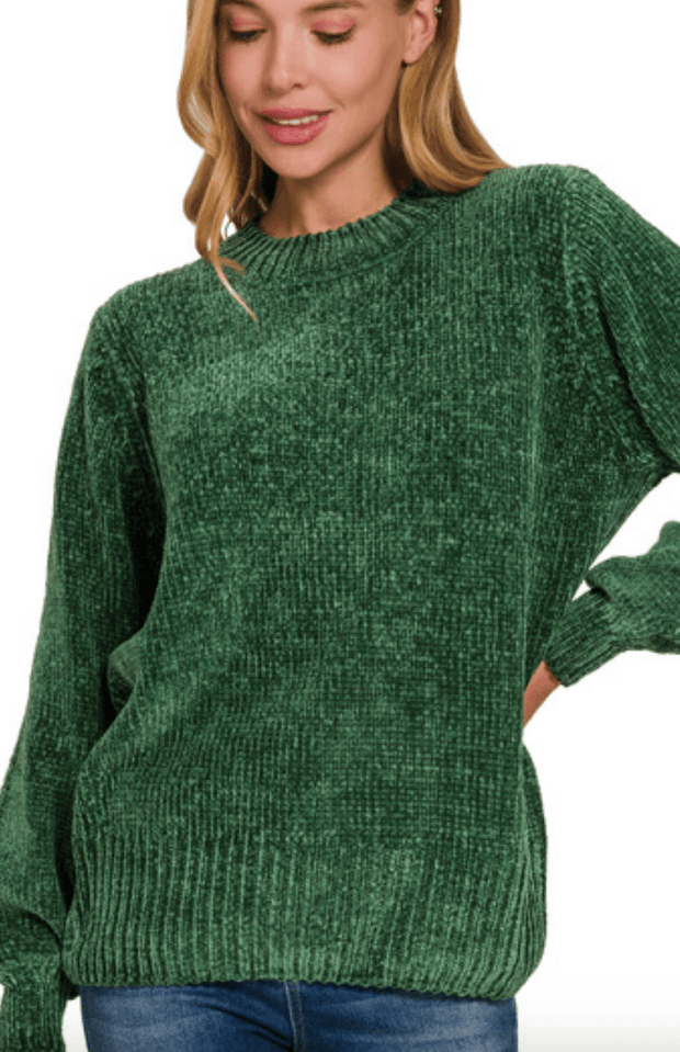 Elli Chenille Boyfriend Sweater