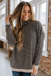 Emmy Striped Oversized Sweater | S-2XL