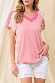 Emrie Waffle Knit Top | S-2XL