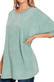 Estara Acid Wash Oversized Tee