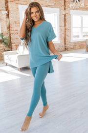 Evalee Microfiber Loungewear Set