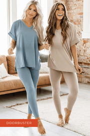 Evalee Microfiber Loungewear Set